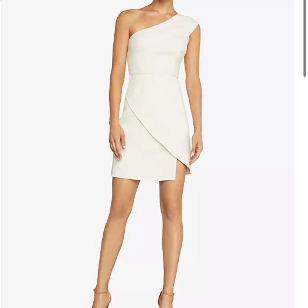 BCBG Aryanna One-Shoulder Dress